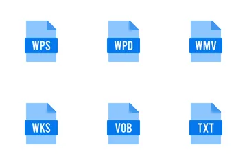 Tipos de archivos Vol 5 Paquete de Iconos