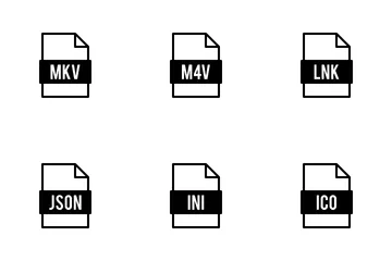 Tipos de archivos Vol 5 Paquete de Iconos