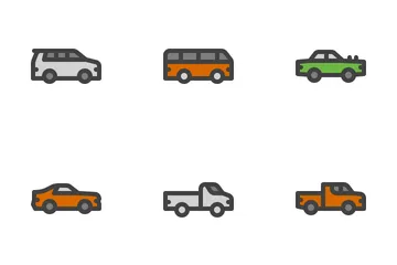 Tipos de autos Icon Pack