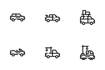 Tipos de carros Pacote de Ícones