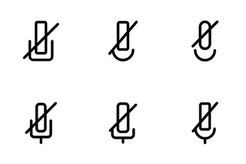 Tipos de microfones Pacote de Ícones