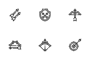 Tir à l'arc Pack d'Icônes