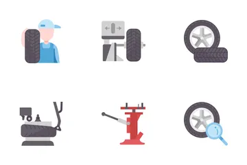 Tire Fitting Icon Pack