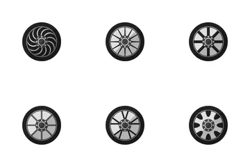 Tire Rim Icon Pack