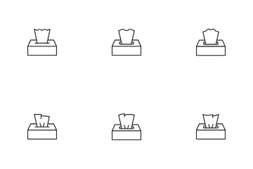 티슈 상자 아이콘 팩