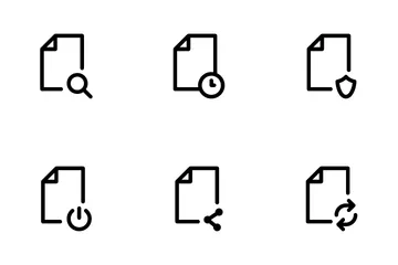 Document numérique Pack d'Icônes