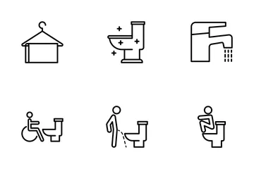 Toilette Symbolpack