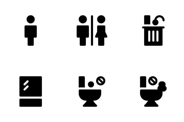 Toilette Symbolpack