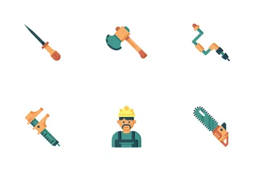 Tool & Construction Equipment Icon Pack