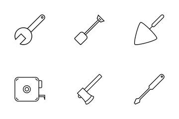 Toolicons-Linie Icon Pack