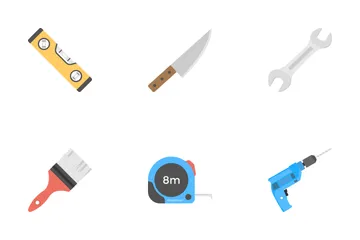 Tools Flat Icons Icon Pack