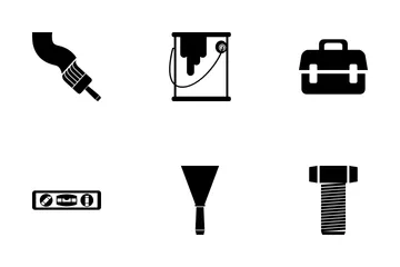 Tools Glyphs Icon Pack