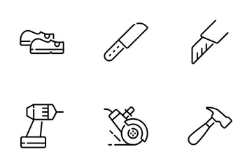 Tools Outline V.2 Icon Pack