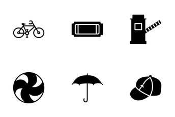 Travel Solid Black Icons Icon Pack