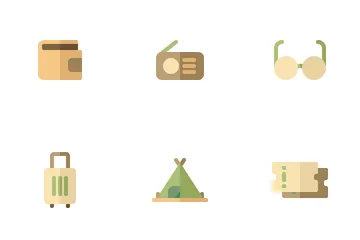 Tools Travelling Icon Pack