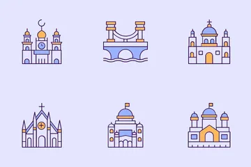 Top Cities Icon Pack