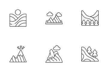 Topographie Pack d'Icônes