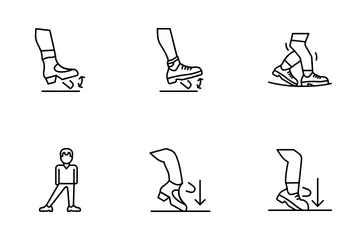 Toque de zapato Paquete de Iconos