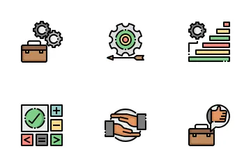 Gesamtqualitätsmanagement Symbolpack
