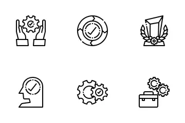 Total Quality Management Icon Pack