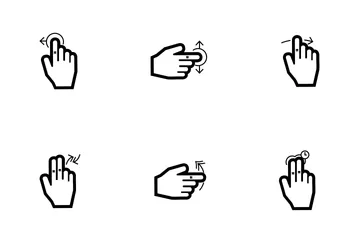 Touch And Gestures  Icon Pack