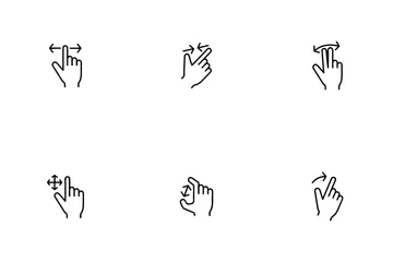 Touch Gestures Icon Pack