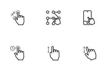 Touch Gestures  Icon Pack