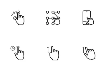 Touch Gestures  Icon Pack