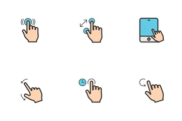 Touch Gestures Icon Pack