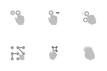 Touch Gestures Icon Pack