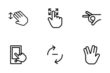 Touch Gestures  Icon Pack