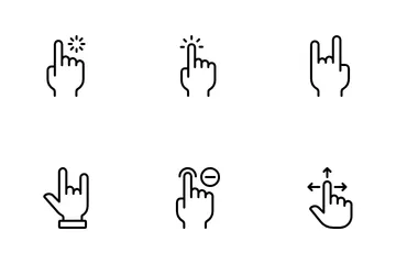 Touch Gestures Icon Pack