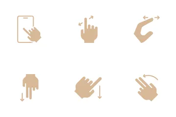 Touch Gestures Icon Pack