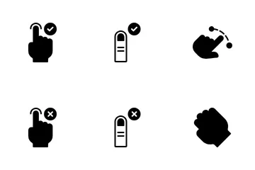 Touch Gestures Icon Pack