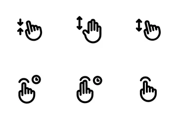 Touch Gestures Icon Pack