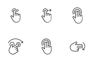 Touch Gestures  Icon Pack