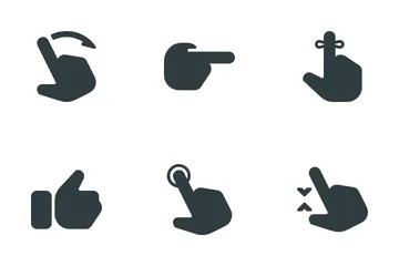 Touch Gestures Icon Pack