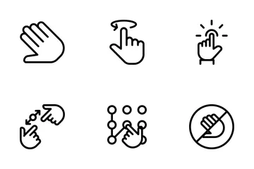 Touch Gestures  Icon Pack