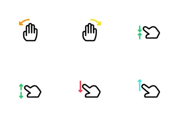 Touch Gestures Icon Pack