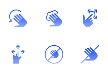 Touch Gestures Icon Pack