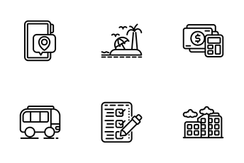 Tour Agency Icon Pack