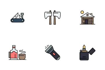 Tourism And Outdoor Recreation Icon Pack