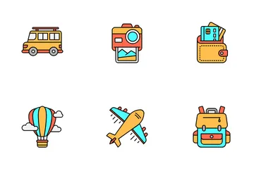 Tourism And Travel Icon Pack