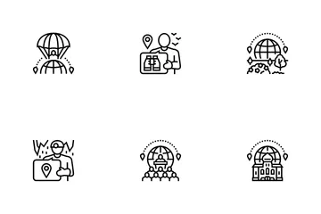 Tourism Travel Types Icon Pack