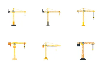 Tower Crane Icon Pack