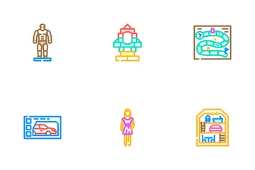 Toy Child Baby Play Icon Pack