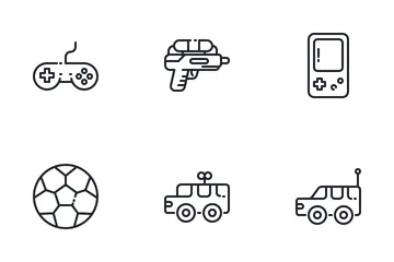 Toys (Outline) Icon Pack
