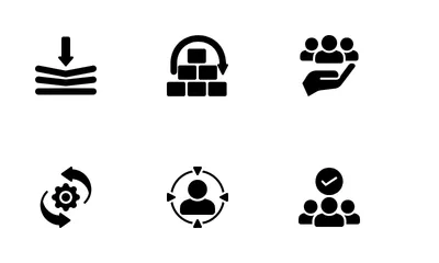 Trabajo en equipo Icon Pack