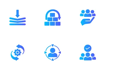 Trabajo en equipo Icon Pack