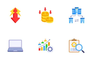 Trabajo remoto Paquete de Iconos